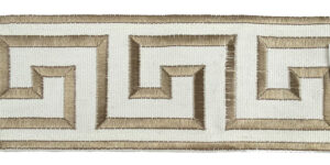 Ivory Gold Tape Greek Key