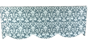 Field Scallop Cornice Valance