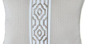 Basketry Lumbar Pillow w/tape