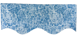 Twirling Vine Scallop Valance