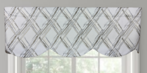 Catalyst Embroidered Scalloped Cornice Valance